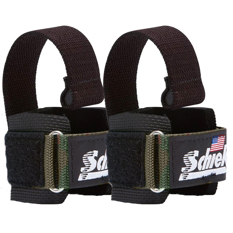 Schiek Sports Model 1000-DLS Deluxe Dowel Straps For Weight Lifting - Image 1